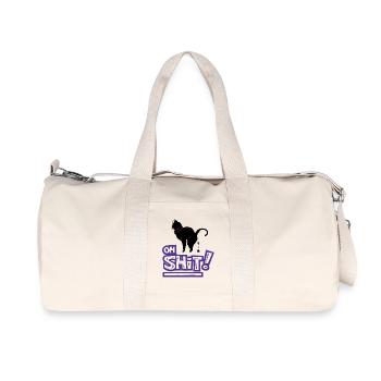 Kat Oh Shit Graffiti Exclamation - Recycled Canvas Sports Bag by Stanley/Stella - natural - Front