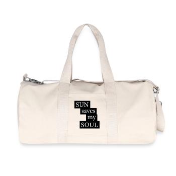 Le soleil sauve mon ÂME - Sac de sport en toile recyclée Stanley/Stella - blanc naturel - Devant