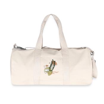 Amoureux des chats - Sac de sport en toile recyclée Stanley/Stella - blanc naturel - Devant