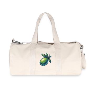 Stylized Olive Emerald - Recycled Canvas Sports Bag by Stanley/Stella - natural - Front