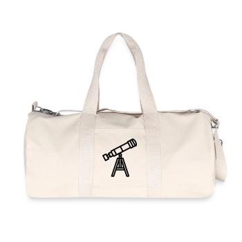télescope - Sac de sport en toile recyclée Stanley/Stella - blanc naturel - Devant