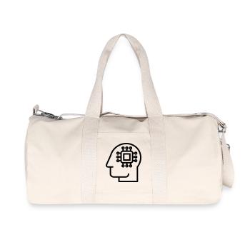 Ai, Künstliche Intelligenz, KI Technologie - Recycelte Canvas-Sporttasche von Stanley/Stella - Naturweiß - Vorne