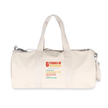 Sechs Phasen Debugging - Recycelte Canvas-Sporttasche von Stanley/Stella - Naturweiß - Vorne