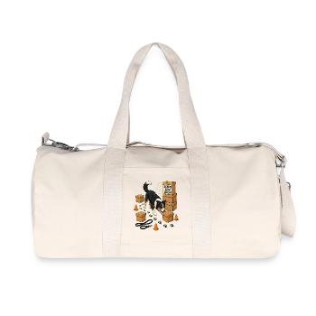 SCENT BOX CREW Hund - Recycelte Canvas-Sporttasche von Stanley/Stella - Naturweiß - Vorne