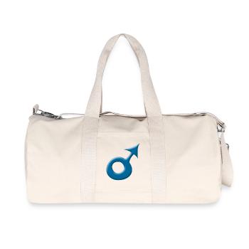 Full Color Boy Sign Design - Recycled Canvas Sports Bag by Stanley/Stella - natural - Front