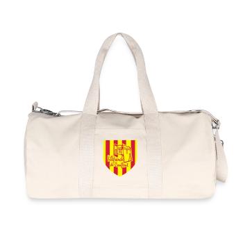 villefranche de conflent,pyrènèes orientales - Recycled Canvas Sports Bag by Stanley/Stella - natural - Front