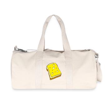 Käsebrot - Recycelte Canvas-Sporttasche von Stanley/Stella - Naturweiß - Vorne
