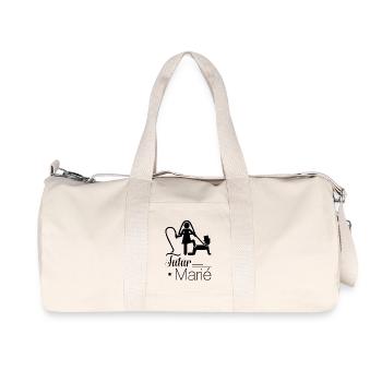 Futur marié - Sac de sport en toile recyclée Stanley/Stella - blanc naturel - Devant
