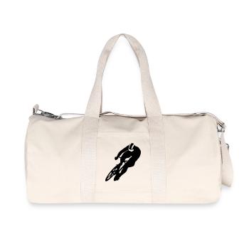 Cycling - Sac de sport en toile recyclée Stanley/Stella - blanc naturel - Devant