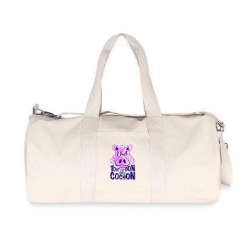 Tout est bon dans le... - Sac de sport en toile recyclée Stanley/Stella - blanc naturel - Devant