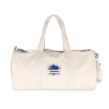 home country roots wurzeln love Kap Verde png - Recycelte Canvas-Sporttasche von Stanley/Stella - Naturweiß - Vorne