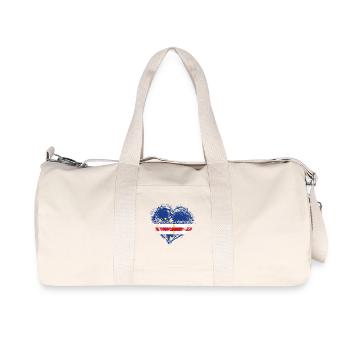 HOME ROOTS COUNTRY GIFT LOVE Cape verde - Recycled Canvas Sports Bag by Stanley/Stella - natural - Front