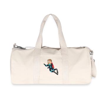Diving - Recycled Canvas Sports Bag by Stanley/Stella - natural - Front