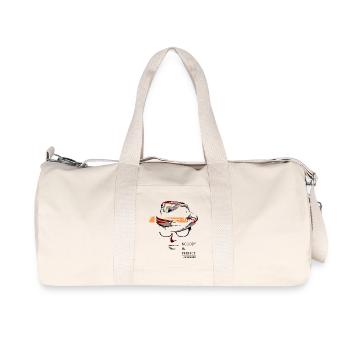 nobodyshirt - Recycelte Canvas-Sporttasche von Stanley/Stella - Naturweiß - Vorne