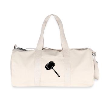 Thor hammer - Recycled Canvas Sports Bag by Stanley/Stella - natural - Front