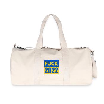 Fuck 2022 - Sac de sport en toile recyclée Stanley/Stella - blanc naturel - Devant