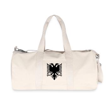 Albania - Recycled Canvas Sports Bag by Stanley/Stella - natural - Front