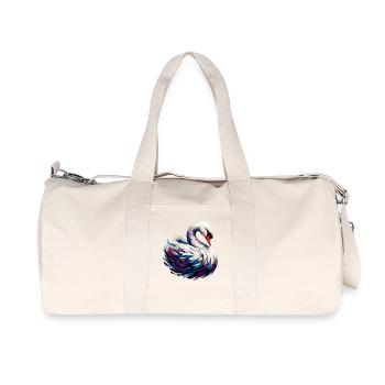 Schwan - Recycelte Canvas-Sporttasche von Stanley/Stella - Naturweiß - Vorne