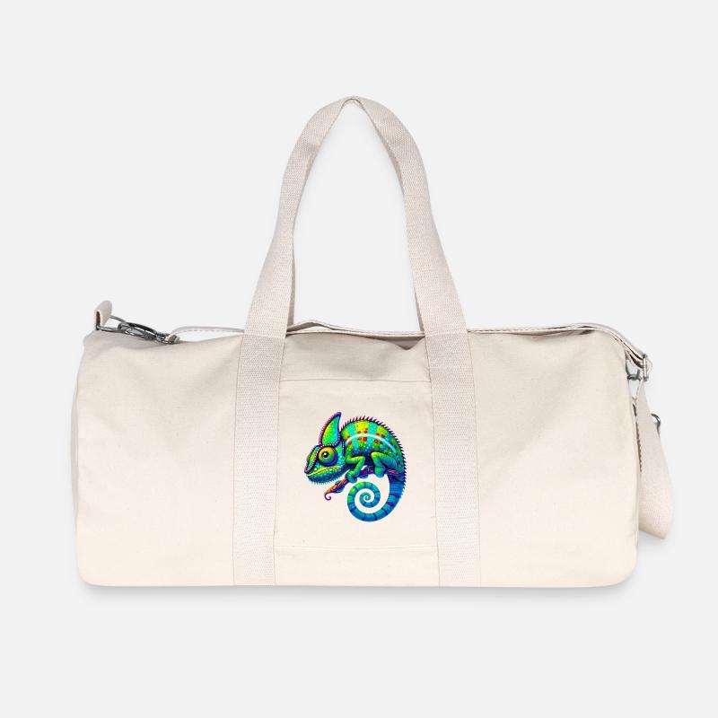 Chamäleon - Recycelte Canvas-Sporttasche von Stanley/Stella - Naturweiß