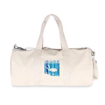 Aquaholic - Recycelte Canvas-Sporttasche von Stanley/Stella - Naturweiß - Vorne