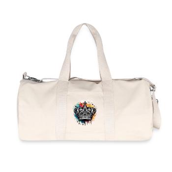 Crown - Recycled Canvas Sports Bag by Stanley/Stella - natural - Front