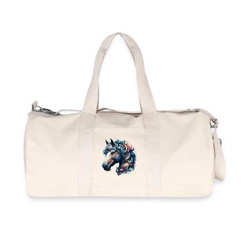 Cheval - Sac de sport en toile recyclée Stanley/Stella - blanc naturel - Devant