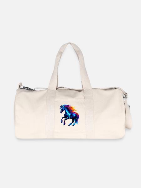 Pferd - Recycelte Canvas-Sporttasche von Stanley/Stella - Naturweiß