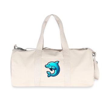 Dolphin - Recycled Canvas Sports Bag by Stanley/Stella - natural - Front