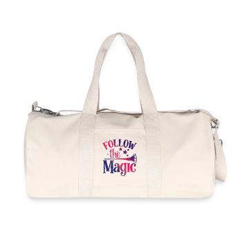 Follow the Magic Broomstick - Recycled Canvas Sports Bag by Stanley/Stella - natural - Front