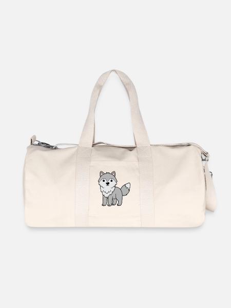 Loup loup - Sac de sport en toile recyclée Stanley/Stella - blanc naturel