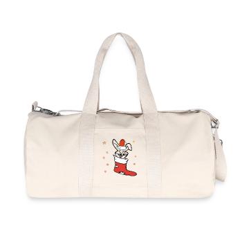 Easter Bunny St. Nicholas - Recycled Canvas Sports Bag by Stanley/Stella - natural - Front