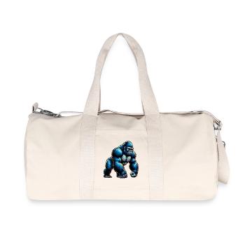 Gorille - Sac de sport en toile recyclée Stanley/Stella - blanc naturel - Devant
