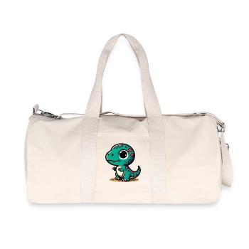 Dinosaure - Sac de sport en toile recyclée Stanley/Stella - blanc naturel - Devant