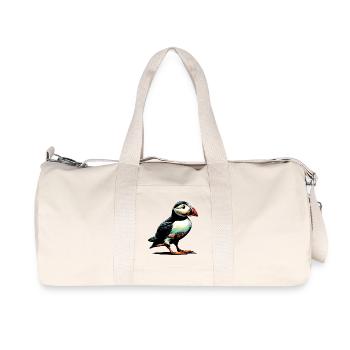 Macareux - Sac de sport en toile recyclée Stanley/Stella - blanc naturel - Devant