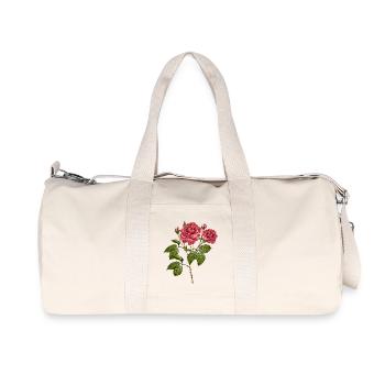 Flowers - Recycled Canvas Sports Bag by Stanley/Stella - natural - Front