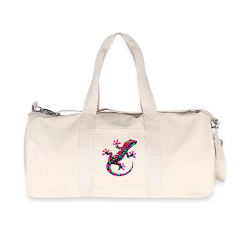 Gecko - Recycelte Canvas-Sporttasche von Stanley/Stella - Naturweiß - Vorne