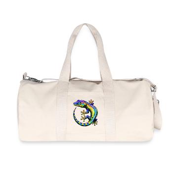 Gecko - Recycelte Canvas-Sporttasche von Stanley/Stella - Naturweiß - Vorne