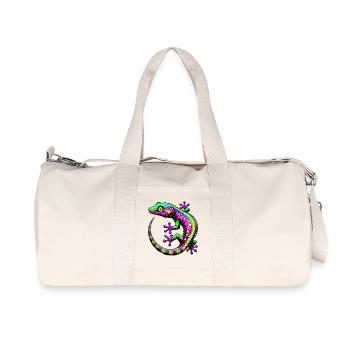 Gecko - Recycelte Canvas-Sporttasche von Stanley/Stella - Naturweiß - Vorne
