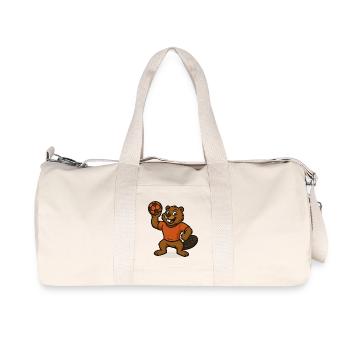 handball biber - Recycelte Canvas-Sporttasche von Stanley/Stella - Naturweiß - Vorne