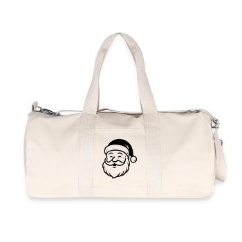 Santa - Recycled Canvas Sports Bag by Stanley/Stella - natural - Front