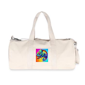 chameleon - Recycled Canvas Sports Bag by Stanley/Stella - natural - Front