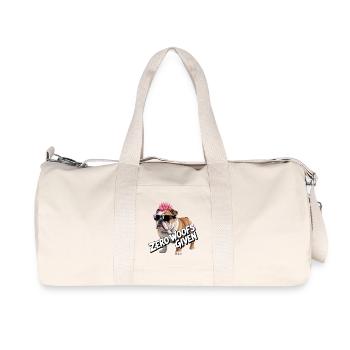 Bulldog Punk Mohawk Tee - Recycelte Canvas-Sporttasche von Stanley/Stella - Naturweiß - Vorne