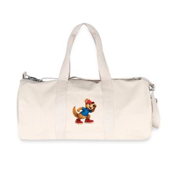 KANGAROO RAP - baby & kids - Sac de sport en toile recyclée Stanley/Stella - blanc naturel - Devant