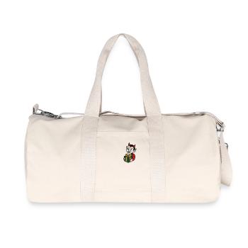 Diable coquin avec motif de dessin animé cadeau - Sac de sport en toile recyclée Stanley/Stella - blanc naturel - Devant