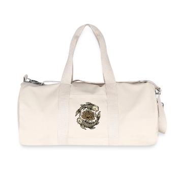 Cycle du chrysanthème Koi - Sac de sport en toile recyclée Stanley/Stella - blanc naturel - Devant
