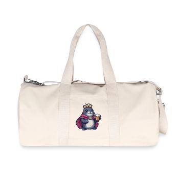 Robbe Tier Bier König - Recycelte Canvas-Sporttasche von Stanley/Stella - Naturweiß - Vorne