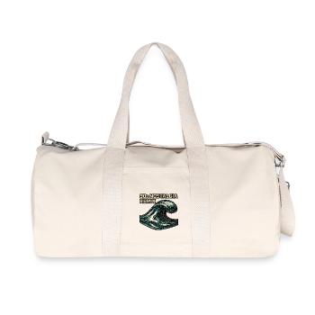 90s Nostalgia Retro Wave Vaporwave - Recycled Canvas Sports Bag by Stanley/Stella - natural - Front