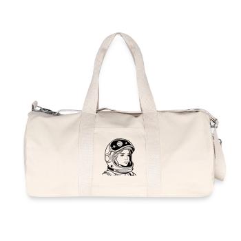 Space woman - Recycled Canvas Sports Bag by Stanley/Stella - natural - Front