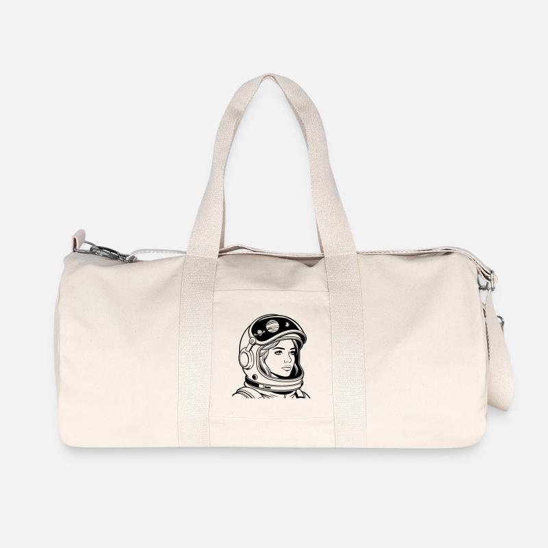 Femme de l’espace - Sac de sport en toile recyclée Stanley/Stella - blanc naturel