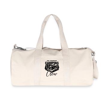 Équipe de camping - Sac de sport en toile recyclée Stanley/Stella - blanc naturel - Devant